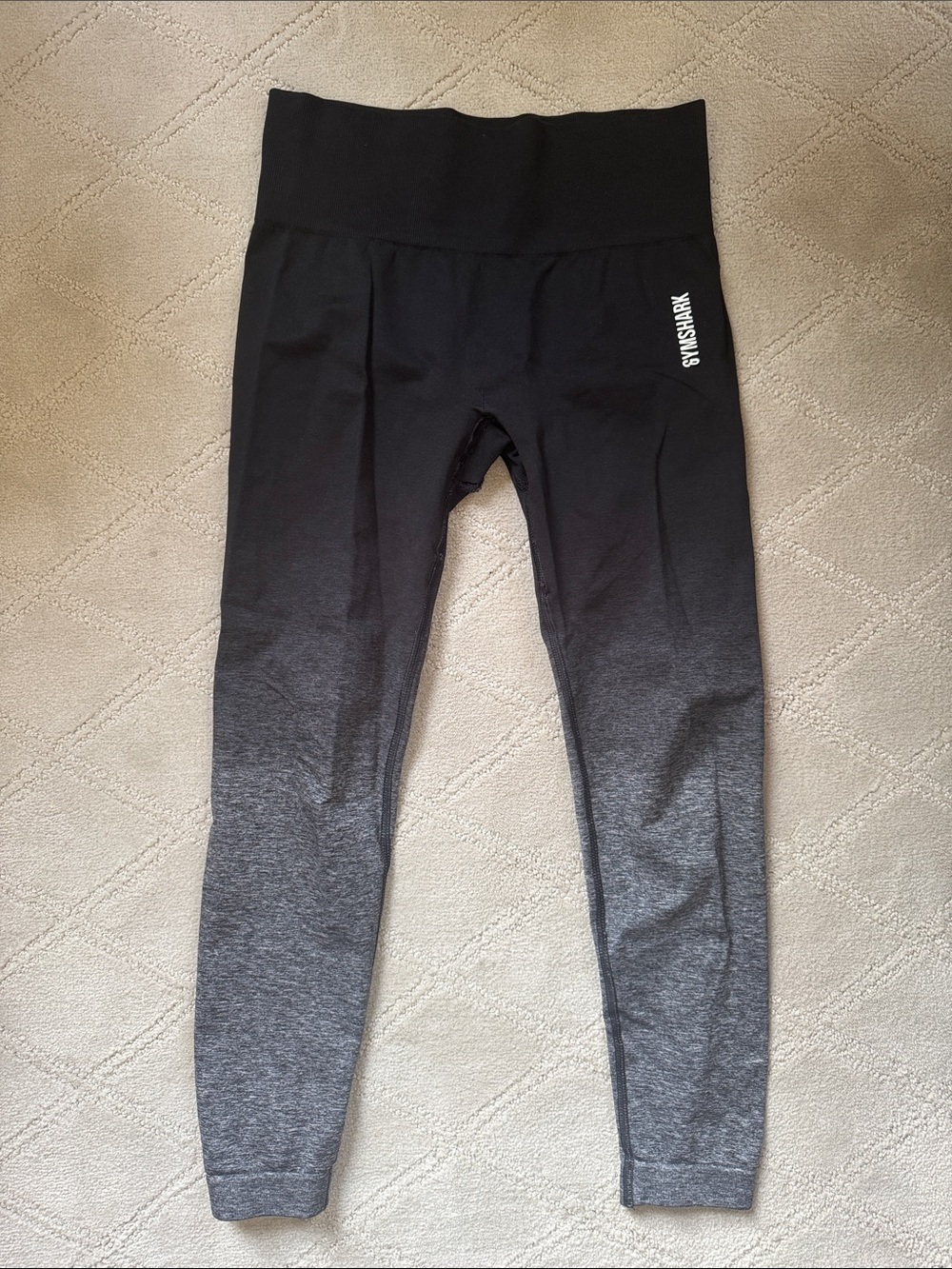 Gymshark Black to Gray Ombre High-Waist Leggings